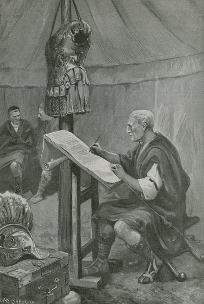 Tributo di Giulio Cesare ai Belgi da Charles Mills Sheldon